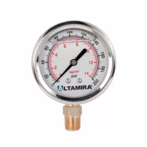 MAN0-200G Manómetro con glicerina
