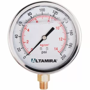 MAN0-200G4 Manómetro con glicerina