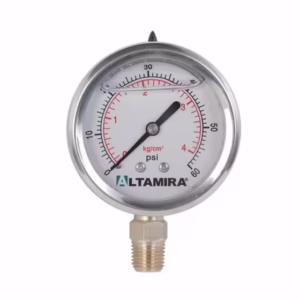 60g-frente MAN0-60G Manómetro con glicerina