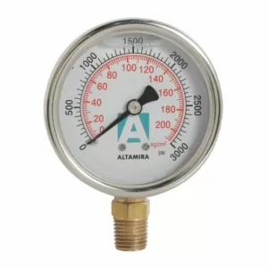 MAN0-3000G Manómetro con glicerina