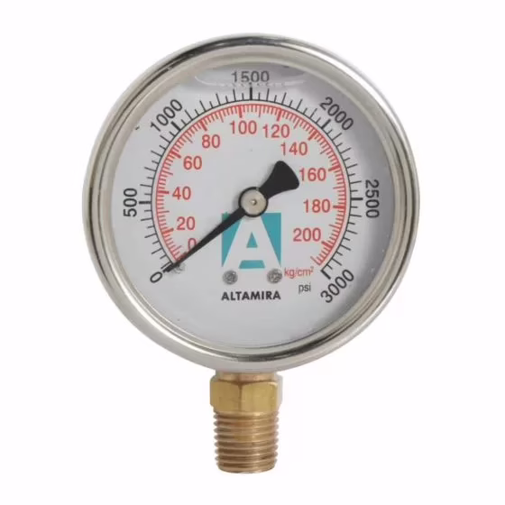 mano-3000g MAN0-3000G Manómetro con glicerina