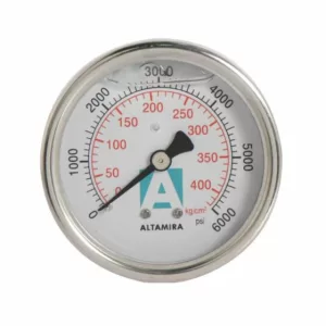 MAN0-6000GBM Manómetro con glicerina