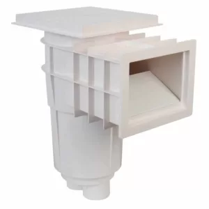 Desnatador de tapa cuadrada con canastilla para piscina PA-DESN-PBC-2"