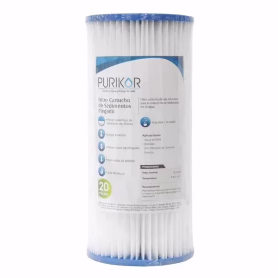 pkcpl45x20x20 Filtro de cartucho plegable (PL) PKCPL4.5X20X20