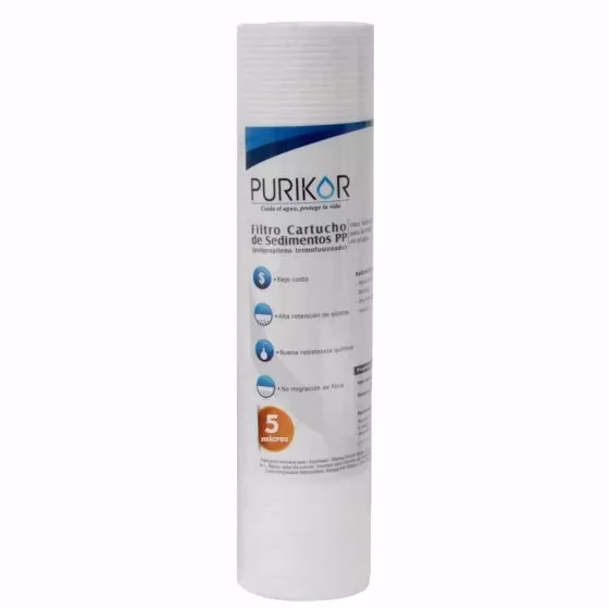Filtro cartucho de polipropileno termofusionado PKCPP2.5X20X5