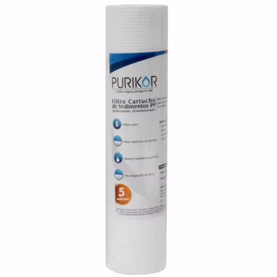 Filtro cartucho de polipropileno termofusionado PKCPP2.5X40X5