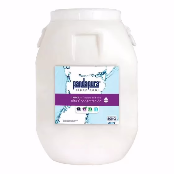 Químico desinfectante para piscinas PP-TRIPOL-50K-GNL