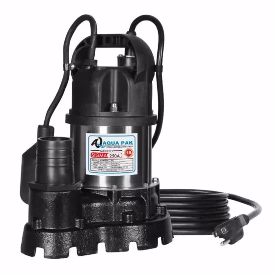 SIGMA250A Motobomba sumergible para achique
